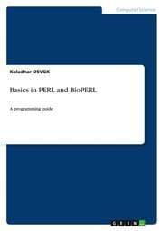 Cover von Basics in PERL and BioPERL