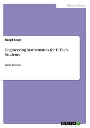Cover von Engineering Mathematics for B.Tech Students