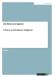 Cover von Crítica al idealismo religioso