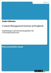 Cover von Content Management Systeme im Vergleich