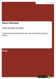 Cover von Côte dAzur zu Fuß