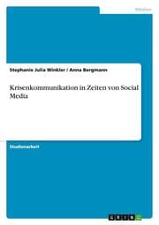 Cover von Krisenkommunikation in Zeiten von Social Media