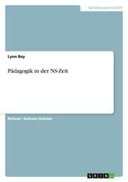 Cover von Pädagogik in der NS-Zeit