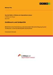 Cover von Geldtheorie und Geldpolitik