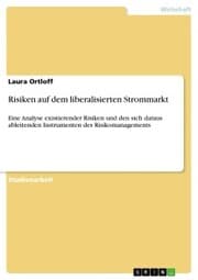 Cover von Risiken auf dem liberalisierten Strommarkt