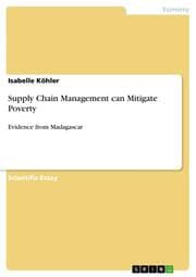 Cover von Supply Chain Management can Mitigate Poverty