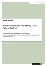 Cover von Naturwissenschaftliche Bildung in der frühen Kindheit