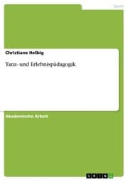 Cover von Tanz- und Erlebnispädagogik