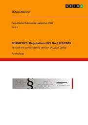 Cover von COSMETICS: Regulation (EC) No 1223/2009