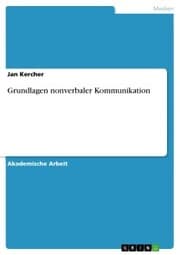 Cover von Grundlagen nonverbaler Kommunikation