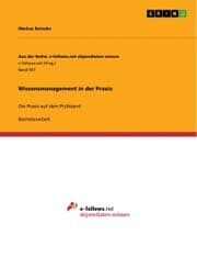 Cover von Wissensmanagement in der Praxis