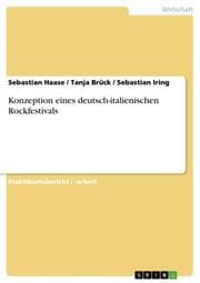 Cover von Konzeption eines deutsch-italienischen Rockfestivals
