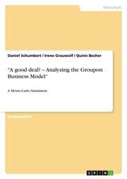 Cover von A good deal? - Analyzing the Groupon Business Model