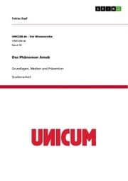Cover von Das Phänomen Amok