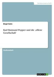 Cover von Karl Raimund Popper und die offene Gesellschaft