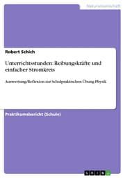 Cover von Unterrichtsstunden: Reibungskräfte und einfacher Stromkreis