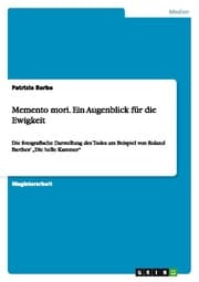 Cover von Memento mori.Ein Augenblick für die Ewigkeit