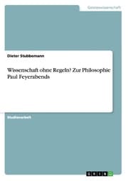 Cover von Wissenschaft ohne Regeln? Zur Philosophie Paul Feyerabends