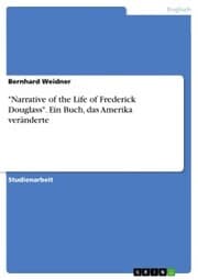 Cover von 'Narrative of the Life of Frederick Douglass'. Ein Buch, das Amerika veränderte