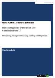 Cover von Die strategische Dimension der Unternehmens-IT