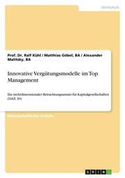 Cover von Innovative Vergütungsmodelle im Top Management