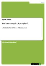 Cover von Verbesserung der Sprungkraft