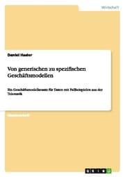 Cover von Von generischen zu spezifischen Geschäftsmodellen