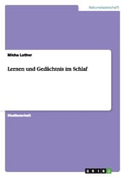 Cover von Lernen und Gedächtnis im Schlaf