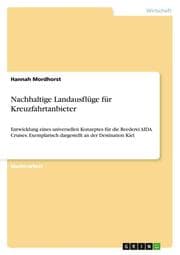 Cover von Nachhaltige Landausflüge für Kreuzfahrtanbieter