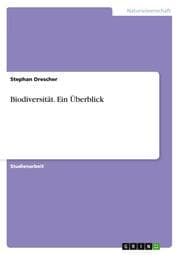 Cover von Biodiversität.Ein Überblick