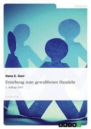 Cover von Erziehung zum gewaltfreien Handeln