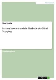 Cover von Lernentheorien und die Methode des Mind Mapping