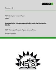 Cover von Evangelische Diasporagemeinden und die Weltweite Kirche