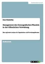 Cover von Management des Demografischen Wandels in der öffentlichen Verwaltung