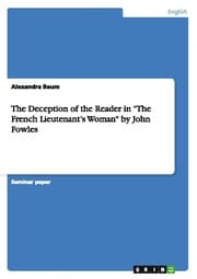 Cover von The Deception of the Reader in 'The French Lieutenants Woman' by John Fowles