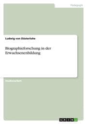 Cover von Biographieforschung in der Erwachsenenbildung