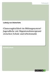 Cover von Chancengleichheit im Bildungssystem? Jugendliche mit Migrationshintergrund zwischen Schule und Arbeitsmarkt