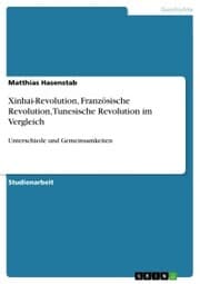 Cover von Xinhai-Revolution, Französische Revolution, Tunesische Revolution im Vergleich