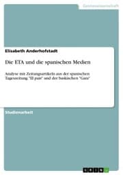 Cover von Die ETA und die spanischen Medien