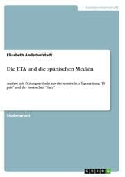 Cover von Die ETA und die spanischen Medien