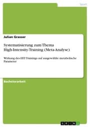 Cover von Systematisierung zum Thema High-Intensity-Training (Meta-Analyse)