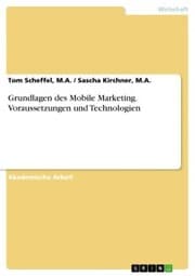 Cover von Grundlagen des Mobile Marketing. Voraussetzungen und Technologien