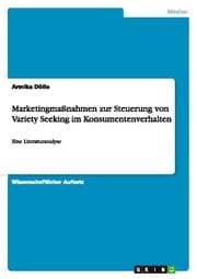 Cover von Marketingmaßnahmen zur Steuerung von Variety Seeking im Konsumentenverhalten