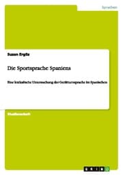 Cover von Die Sportsprache Spaniens