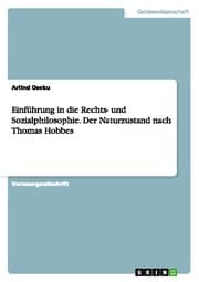 Cover von Einführung in die Rechts- und Sozialphilosophie. Der Naturzustand nach Thomas Hobbes