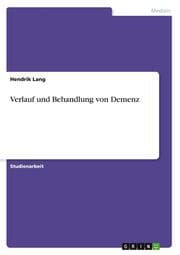 Cover von Verlauf und Behandlung von Demenz
