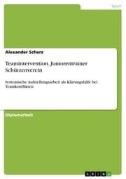 Cover von Teamintervention.Juniorentrainer Schützenverein