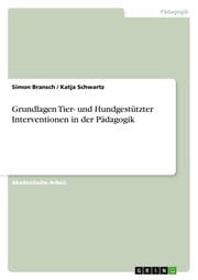 Cover von Grundlagen Tier- und Hundgestützter Interventionen in der Pädagogik