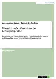 Cover von Kämpfen im Schulsport aus der Lehrerperspektive