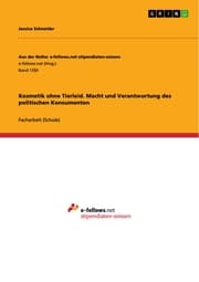 Cover von Kosmetik ohne Tierleid. Macht und Verantwortung des politischen Konsumenten